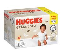 Huggies Extra Care Bébé, 76 couches, avec motifs Disney Taille 4 (8-14 kg)