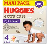 Huggies Extra Care Couches-Culottes Bébé Taille 4 4x26 Pièces