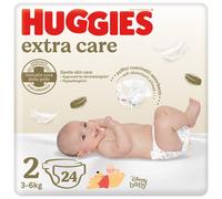 Huggies Extra Care Size 2 couches jetables 3-6 kg 24 pcs