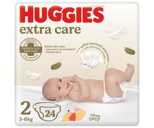 Huggies® Extra care Couches culottes taille 2 3-6 kg 24 pc(s)