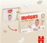 HUGGIES® Extra Care Couches jetables 3 (6-10 kg) 72 pcs