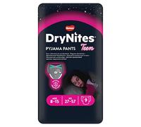 Huggies DryNites Girls 8-15 Ans Culottes Absorbantes Pour La Nuit 9 Pièces