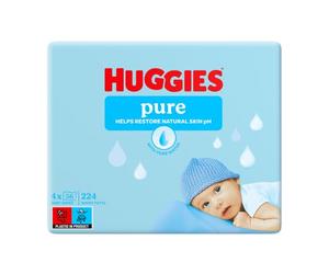 Huggies - HUGGIES Nouvelles Lingettes Pure (4x56)