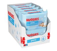 Huggies Lingettes Pure pour bébé, 18 paquets (1008 lingettes au total) - Lingettes à 99% d'eau pure - Sans parfum pour un nettoyage tout en douceur - Lingettes humides naturelles