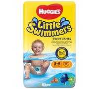 Huggies Little Swimmers Lot de 11 couches de bain jetables pour bébé et enfant Taille 5-6 (12-18 kg)
