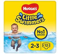 Huggies Little Swimmers Swim Nappies Size 2-3, Designs May Vary, 12 Pants
