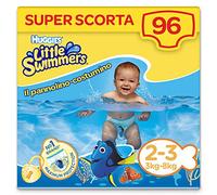 Huggies Little Swimmers, taille 2-3 (3-8 kg), 8 paquets de 12 couches, pour un total de 96 costumes