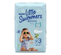 Huggies Little Swimmers Taille 3-4 (7-15 kg), Couche-Culotte de Bain pour Bébé x24 Culottes (Lot de 2 paquets de 12)