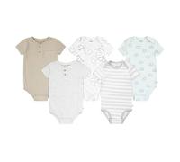 Huggies Little Hugs Unisex Baby 5-Pack Elevated Bodysuit Débardeur Bambins, Blue Haze, 12 Months (Lot de 5) Mixte bébé