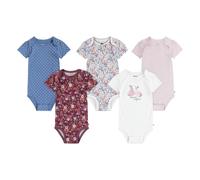 HUGGIES Little Unisex Baby 5-Pack Elevated Bodysuit Débardeur Bambins, Snow White/Rose, 6 Months (Lot de 5) Bébé Fille