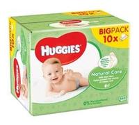 HUGGIES Nouvelles Lingettes Natural Care 10 X56 G