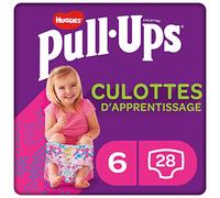 HUGGIES Pull-Ups Trainers - Couches d'apprentissage Fille 2-4 ans - ludique et pédagogique - facile à mettre et à enlever - technologie absorbante éducative - protection optimale - motifs Disney