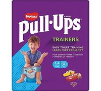 HUGGIES Pull-Ups Trainers - Couches d'apprentissage Garçon 2-4 ans - ludique et pédagogique - facile à mettre et à enlever - technologie absorbante éducative - protection optimale - motifs Disney
