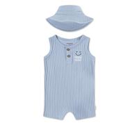 HUGGIES Romper and Hat Set Baby Boy Blue