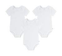HUGGIES Short Sleeve Bodysuits 3-Pack Lot de 3 Bodies, Blanc, 24M Mixte bébé