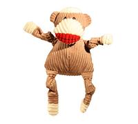 HuggleHounds 10523 Jouet en Peluche Velours côtelé Durable Singe Taille L