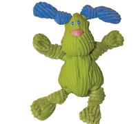 Hugglehounds en Peluche en Velours côtelé en Caoutchouc Durable couineur Ruff-tex Bugsy Jouet pour Chien, Citron Vert, Mini