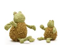 HuggleHounds HuggleFleece FlufferKnottie "Fiona La Grenouille" Jouet Pour Chien