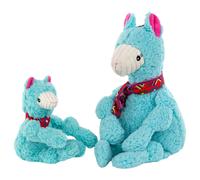 HuggleHounds Jouet pour Chien Llama Knottie Peluche Longue Durée Qui Grince