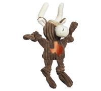 HuggleHounds Jouet pour Chien Texas Longhorn Knottie Peluche, Tuffut-Technologie