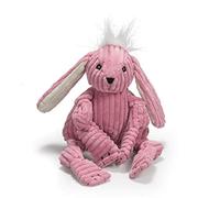 HuggleHounds Plush Corduroy Durable Knotties Bunny Dog Toy, Large by HuggleHounds