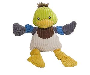 HuggleHounds Woodland Knotties Jouet Canard pour Chien Taille L