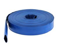 Tuyau de refoulement plat Ø 76 mm (3'') bleu - Longueur 10 mètres