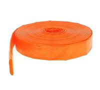 HUGGY TUYAUX Tuyau de refoulement Plat Ø 32 mm (1 1/4'') Orange - Longueur 10 mètres