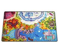 HuggyPlay Tapis de Jeu la Reine des neiges Frozen Princesse Tapis pour Enfants 90 x 150 cm