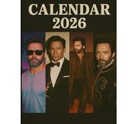 Hugh 2026 Calendar: 12-Month Celebrity Featuring Iconic Photos of the Charismatic Star