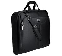 HUGH BUTLER Sac de transport de costumes pour homme - Sacs de voyage pour costumes 3 XL - Housse de costume pour homme d'affaires - Sac à bagages - Vêtements sans plis, Noir, Taille unique, Élégant