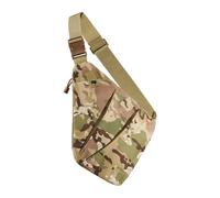 HUGH BUTLER - Sac de Voyage Antivol pour Homme - Plat Sur La Poitrine, Invisible Sous Une Veste - Sac Bandoulière, Élégant et Polyvalent - Messenger, de Taille, Ceinture - James - Camouflage/Moro