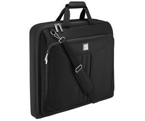 HUGH BUTLER - Sac de Voyage pour Costume - Housse pour Costumes, Robes Alfred Lite, Porte-Vêtements - Pour Tailles XS-M - Sac de Voyage Noir - Vêtements sans Plis - 55 cm x 50 cm