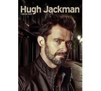 Hugh Jackman Calendrier mural 2026, format A3, 29,7 x 42 cm, 12 photos mensuelles, à spirale, en couleur.