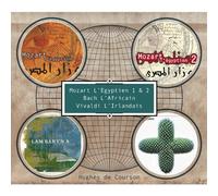 Hughes de Courson - Coffret Mozart l'Egyptien 1&2 + Vivaldi O'Stravaganza + Bach Lambarena (4 CD)
