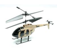 Hughes MD500 Micro hélicoptère (Camo) RTF RC 3 canaux RTF télécommandé pour débutants, débutants, militaires, aspect militaire