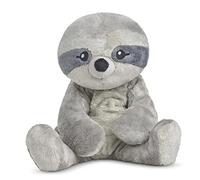 HUGIMALS Sam Le Paresseux - Peluche lestée de 2 kg pour Enfants, Adolescents et Adultes - Peluche Douce pour soulager Le Stress et apaiser - Jouet Anti-anxiété câlin, Lavable et Non parfumé