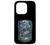 Hugin & Munin Les Corbeaux d'Odin Viking Mythologie Nordique Coque pour iPhone 15 Pro