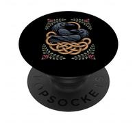 Huginn and Muninn Ravens Odin's Messengers Classic Celtic PopSockets PopGrip Adhésif