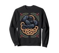 Huginn and Muninn Ravens Odin's Messengers Classic Celtic Sweatshirt
