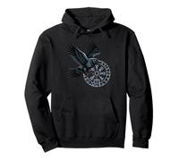 Huginn Muninn Boussole Celtique Viking Vegvisir Sweat à Capuche
