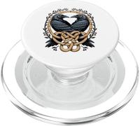 Huginn & Muninn Ravens Classic - Odin's Messengers Celtic PopSockets PopGrip pour MagSafe