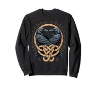 Huginn & Muninn Ravens Classic - Odin's Messengers Celtic Sweatshirt