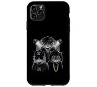 HugLife Cat Hip Hop Street Life Style Gangster Cat Squad Coque pour iPhone 11 Pro Max