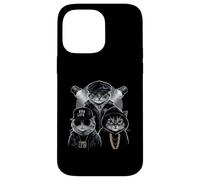 HugLife Cat Hip Hop Street Life Style Gangster Cat Squad Coque pour iPhone 14 Pro Max