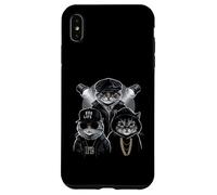 HugLife Cat Hip Hop Street Life Style Gangster Cat Squad Coque pour iPhone XS Max