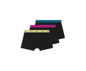 Hugo 10268005 01 Trunk Lot de 3 Boxers pour Homme, Noir 008, L