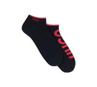 HUGO 2P AS Logo CC Socquettes, Noir 1, 39-42 (Lot de 2) Homme