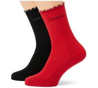 HUGO 2p RS Lettuce CC W 10272175 01 Chaussettes régulières, Medium Red, 35-38 Femmes