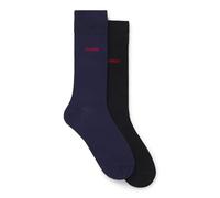 HUGO 2p RS Uni CC 10241199 01 Chaussettes régulières, Bleu Marine, 39-42 Hommes